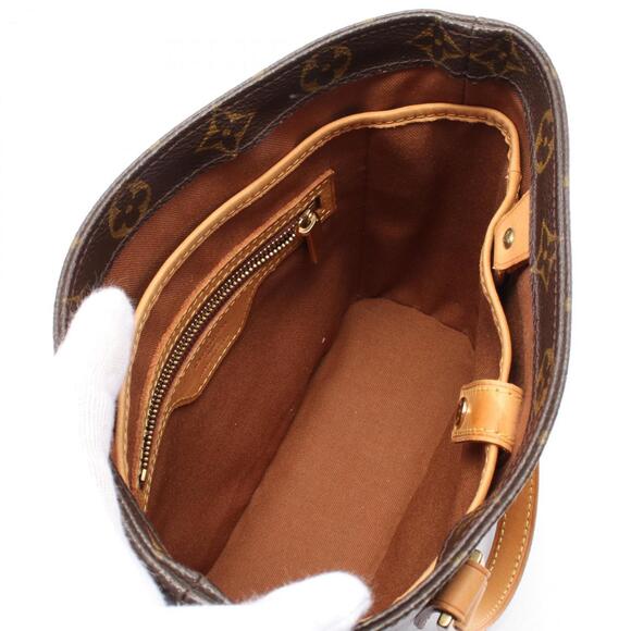 LOUIS VUITTON Authentic Brown Monogram Leather Bag - Picture 4 of 8